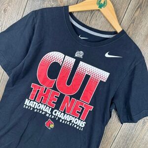 Nike Louisville Cardinals Cut The Net 2013 NCAA Basketball Champions T-Shirt